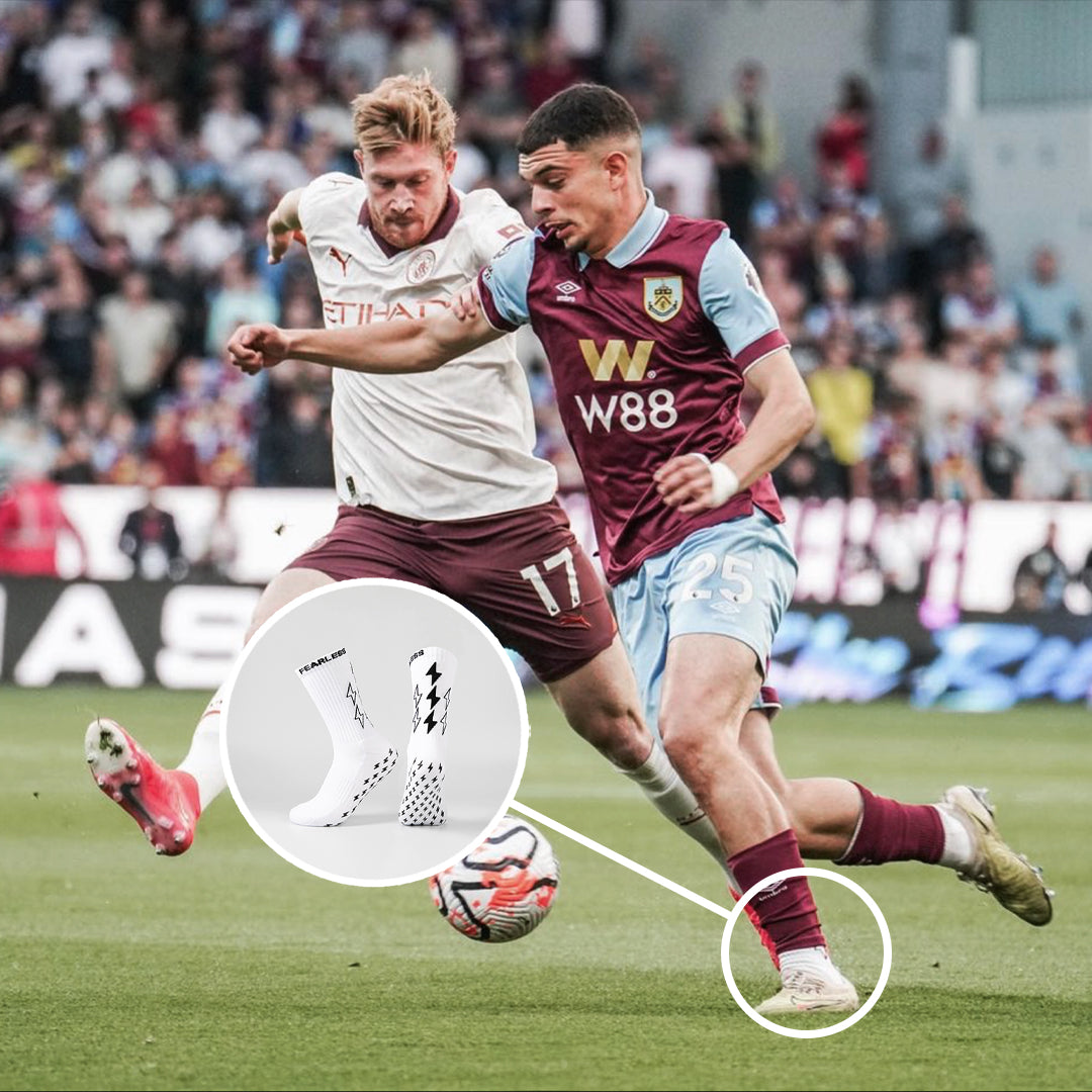 Fearless grip socks - SPEED - White