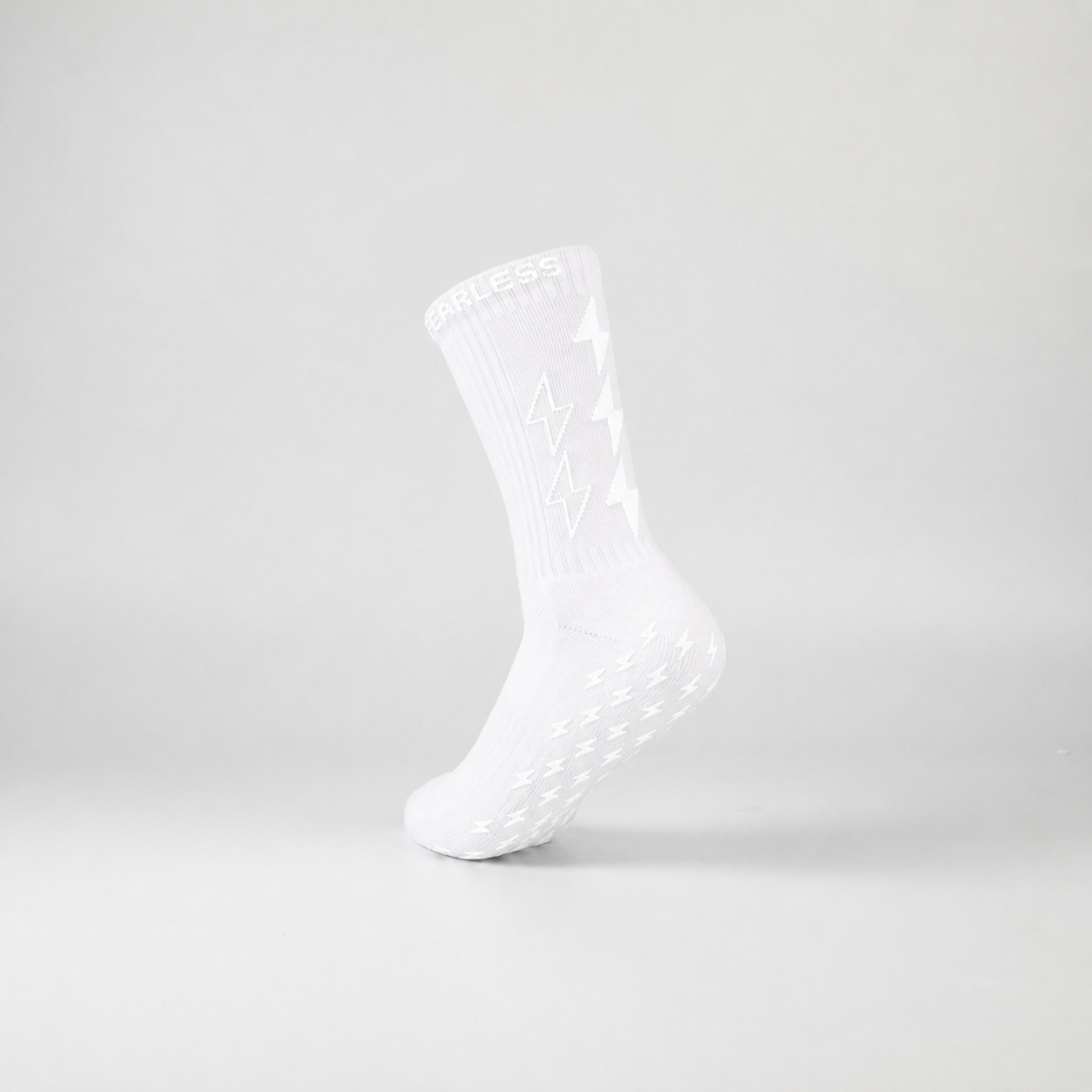 Chaussettes anti-dérapantes Fearless - SPEED - Blanc