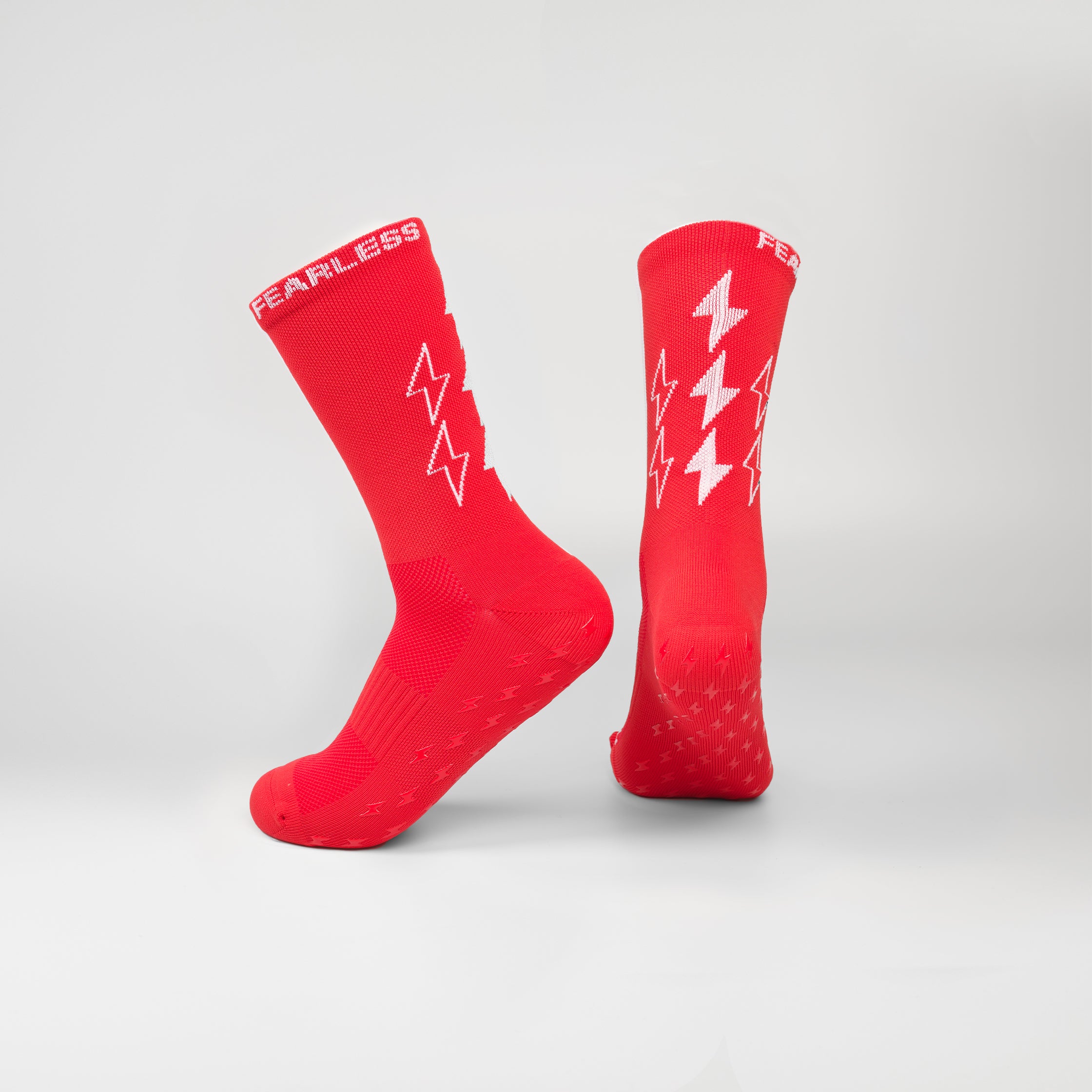 Calze Antiscivolo Fearless - SPEED Thin - Rosso