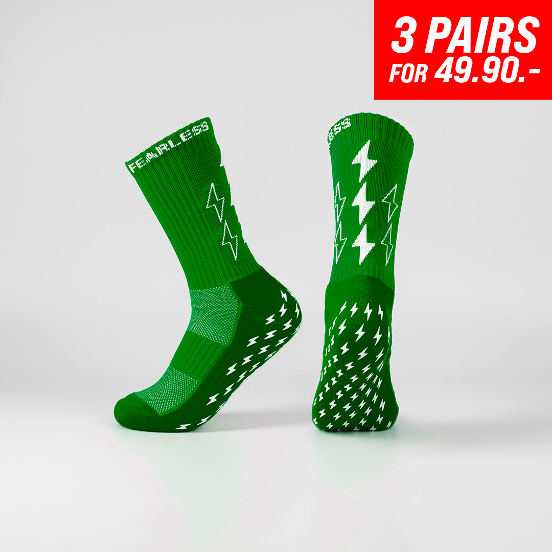 Fearless grip socks - SPEED - Green
