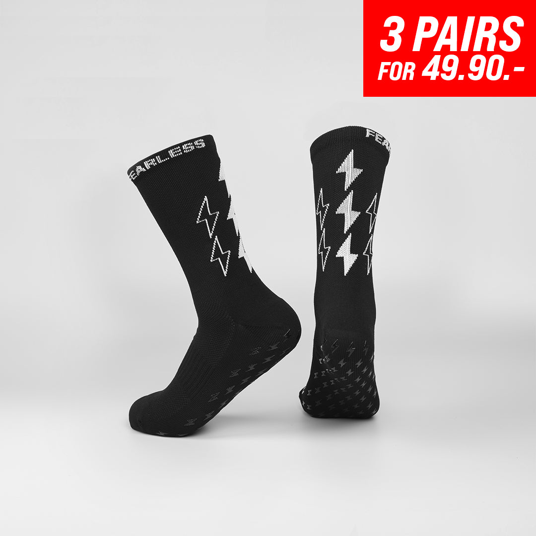 Fearless Grip socks - SPEED Thin - Black