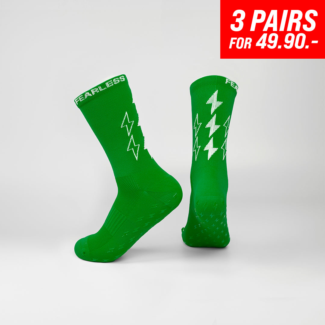 Fearless Grip socks - SPEED Thin - Green
