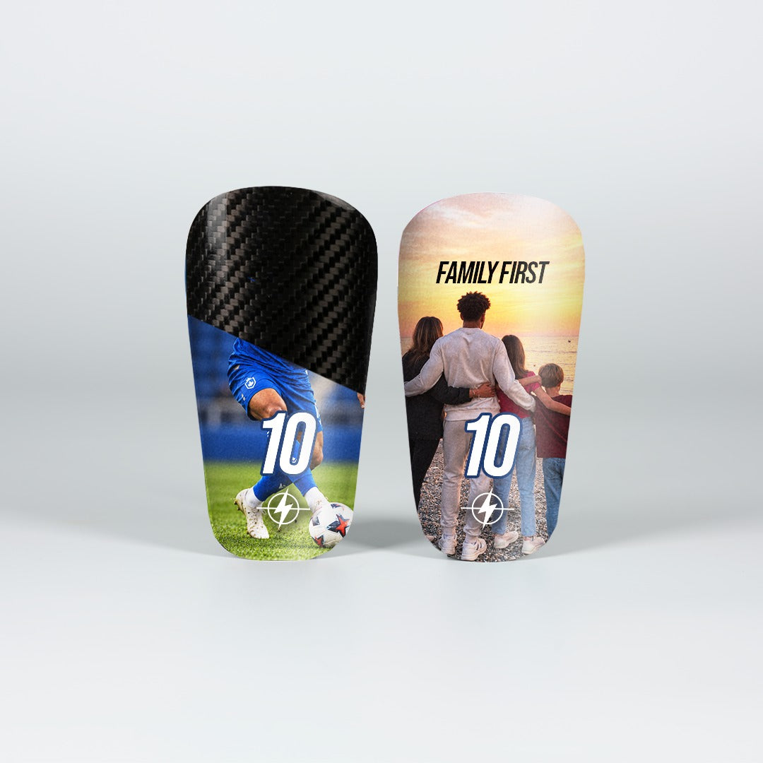 Custom Carbon Shin Guards