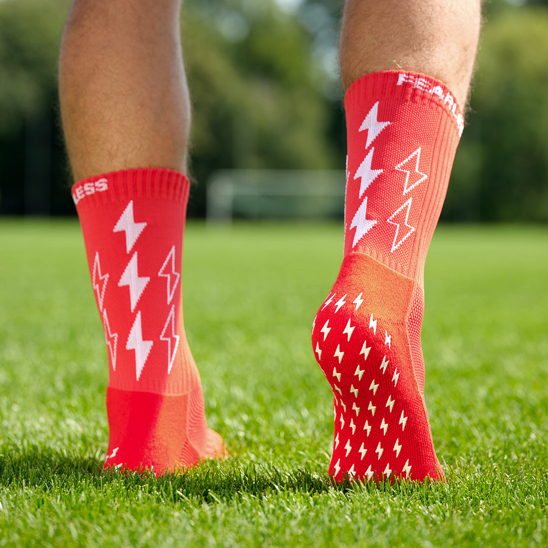 Fearless grip socks - SPEED - Red