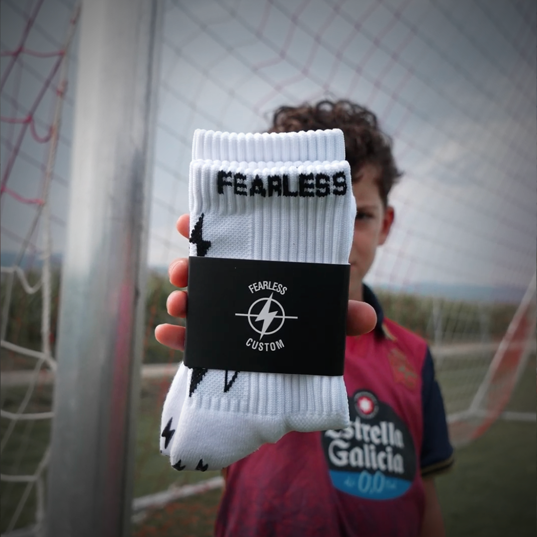 Calze Antiscivolo Fearless - SPEED - Bianco