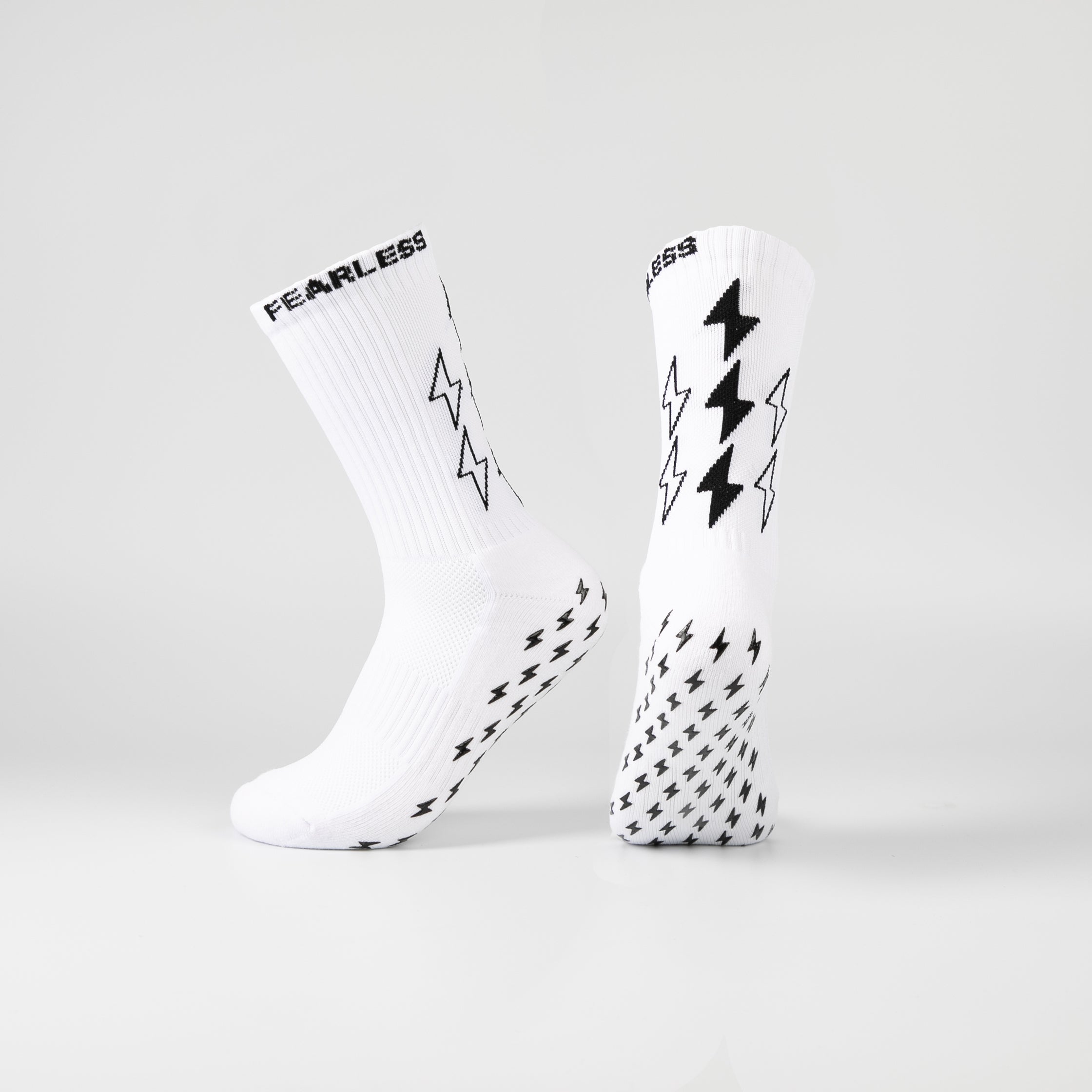 Fearless grip socks - SPEED - White