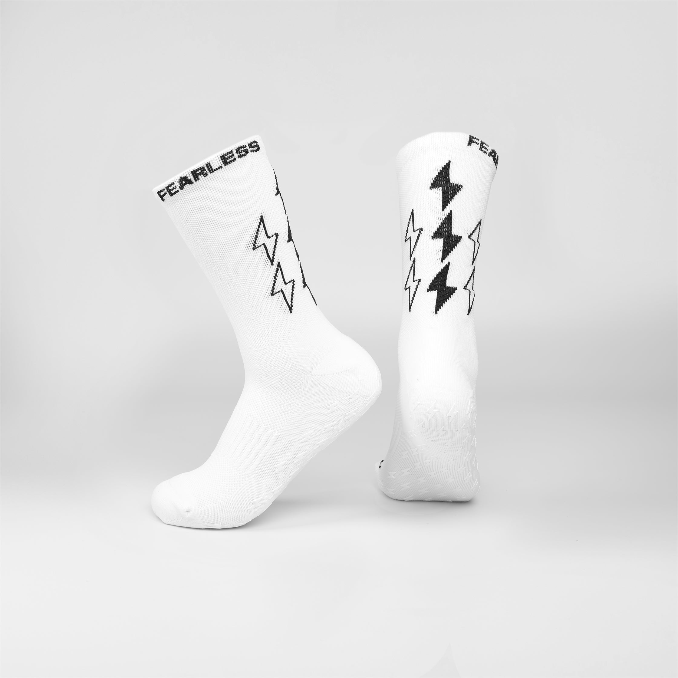 Fearless Grip socks - SPEED Thin - White