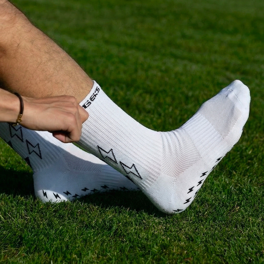 Fearless grip socks - SPEED - White