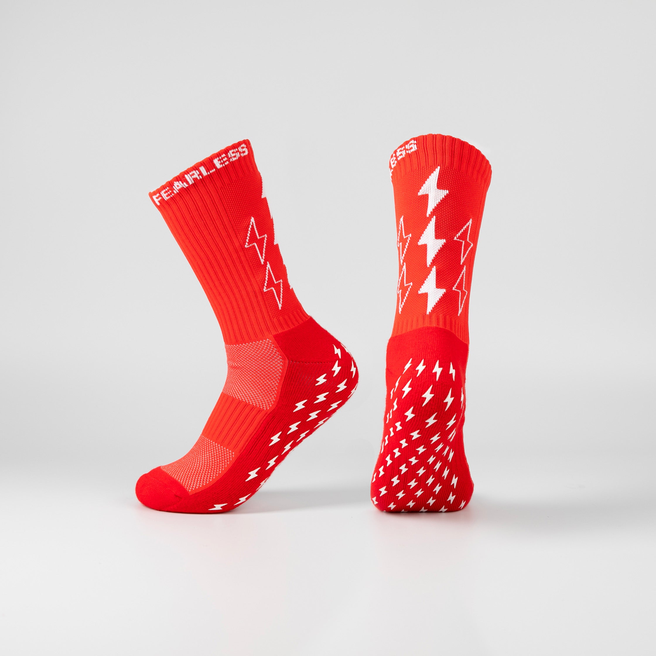 Grip-Socken Fearless - SPEED - Rot